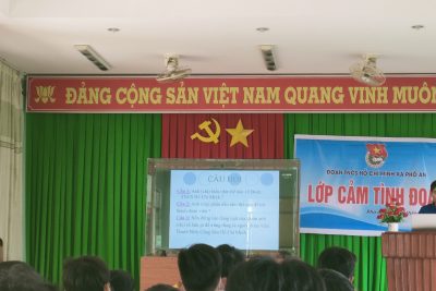 Đoàn xã Phổ An tổ chức lớp Cảm tình Đoàn cho HS lớp 9